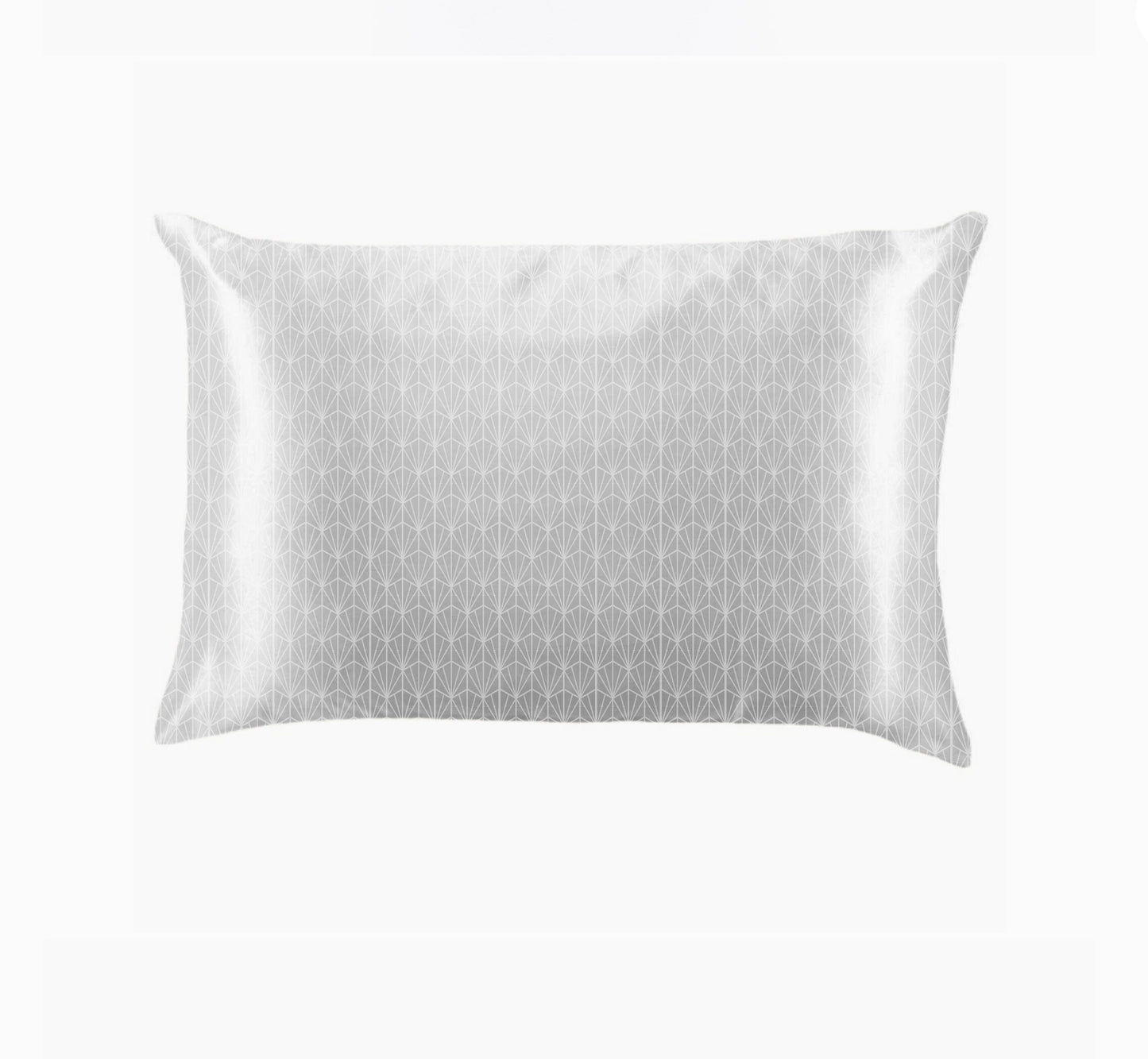 Lemon Lavender Printed Silky Satin Pillowcase