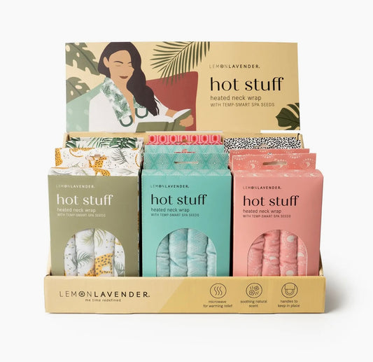 Lemon Lavender Hot Stuff Heated Neck Wrap