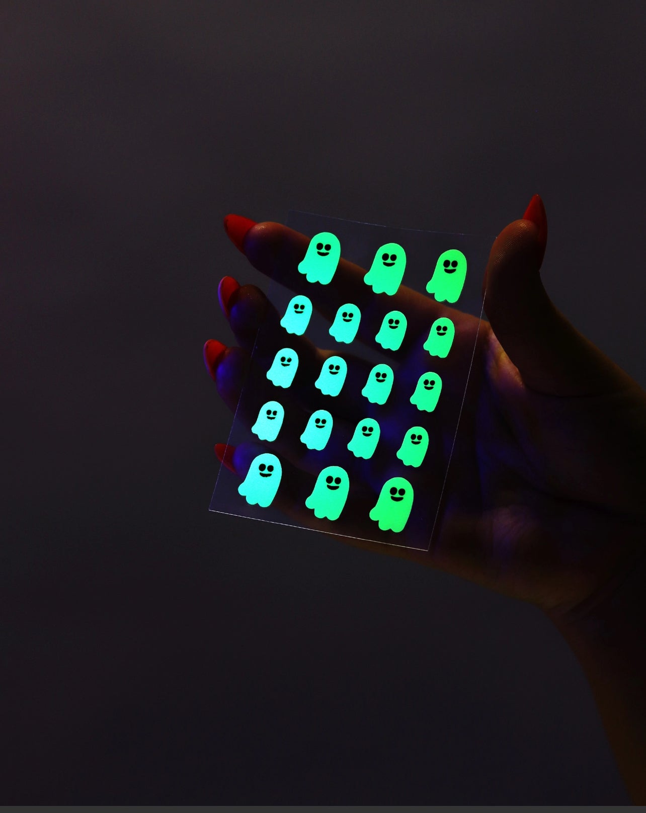 Spalife Glow in the Dark Ghosts Halloween Hydrocolloid Pimple Patches