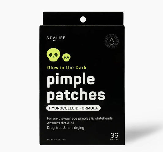 Spalife Glow in the Dark Skulls Halloween Pimple Patches