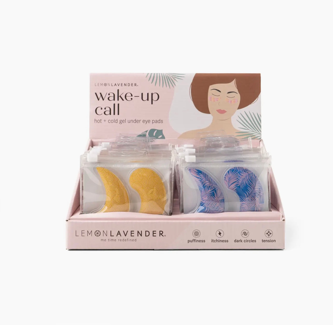 Lemon Lavender Reusable Under Eye Gel Pads